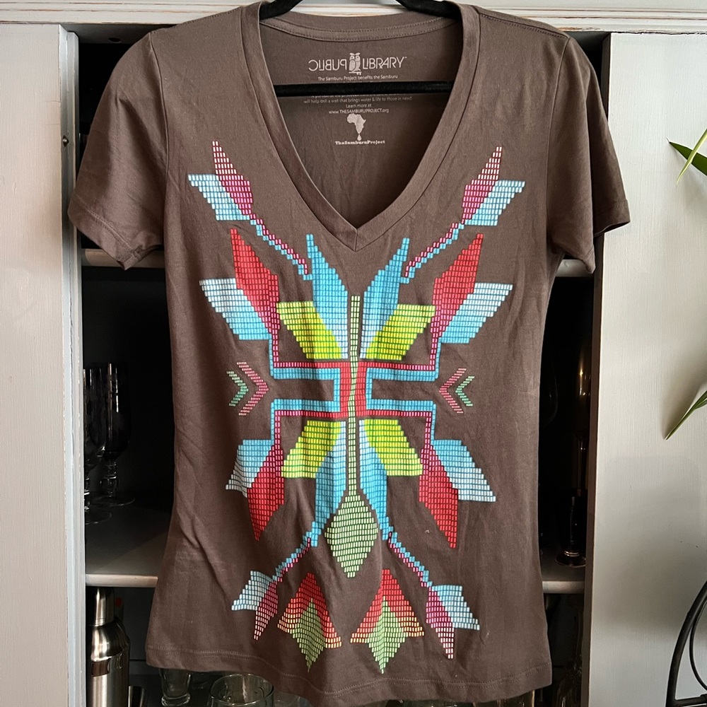 Public Library Geometric T-Shirt